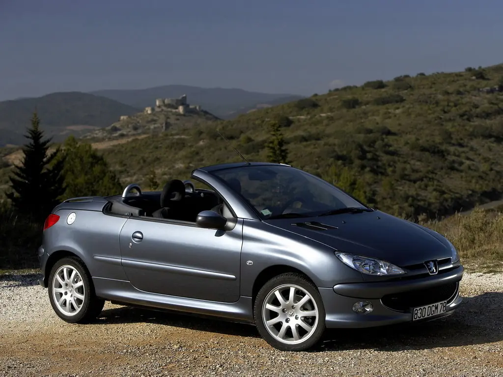Peugeot 206 (2D) 1 поколение, рестайлинг, открытый кузов (03.2003 - 02.2007)
